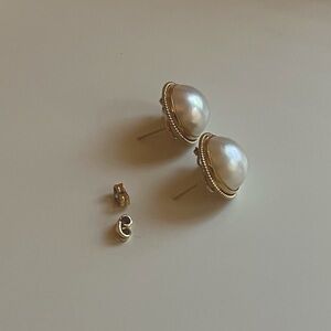 AUTHENTIC PEARL EARRINGS